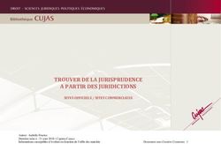 TROUVER DE LA JURISPRUDENCE A PARTIR DES JURIDICTIONS - Edition ao&ucirc;t 2018