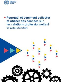 Pourquoi et comment collecter et utiliser des données sur - Un guide en la matière - ILO
