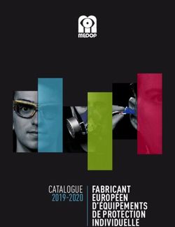 FABRICANT EUROP&Eacute;EN D'&Eacute;QUIPEMENTS DE PROTECTION INDIVIDUELLE - CATALOGUE 2019 2020 - Medop