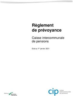 Règlement de prévoyance - Caisse intercommunale de pensions - Caisse intercommunale de ...