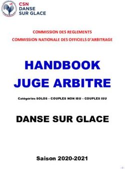 HANDBOOK JUGE ARBITRE - DANSE SUR GLACE - COMMISSION DES REGLEMENTS COMMISSION NATIONALE DES OFFICIELS D'ARBITRAGE - CSNDG