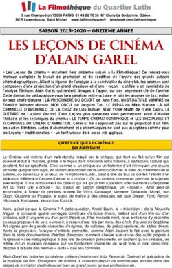 LES LE&Ccedil;ONS DE CIN&Eacute;MA D'ALAIN GAREL - SAISON 2019-2020 - ONZIEME ANNEE - Filmoth&egrave;que du Quartier ...