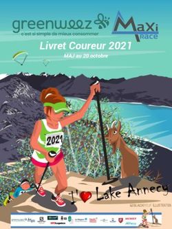 Livret Coureur 2021 MAJ au 20 octobre - Maxi-Race