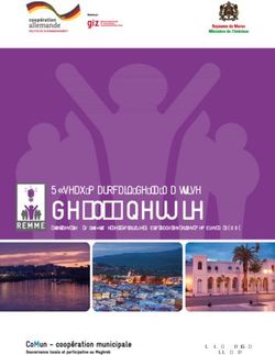 DE L'ÉNERGIE RÉSEAU MAROCAIN DE LA MAÎTRISE - DIRECTION GÉNÉRALE DES COLLECTIVITÉS LOCALES - COMUN