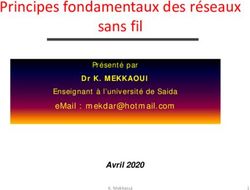 Principes fondamentaux des r&eacute;seaux sans fil - Avril 2020 Dr K. MEKKAOUI