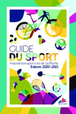 GUIDE Associations sportives de La Flèche Saison 2020 2021 - Ville de La Flèche
