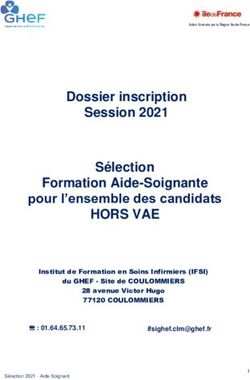 HORS VAE HORS VAE - Dossier inscription Session 2021 S&eacute;lection Formation Aide-Soignante pour l'ensemble des candidats - GHEF
