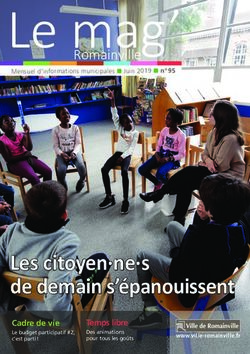 Le mag' - Les citoyen ne s de demain s'épanouissent - Romainville - Ville de Romainville