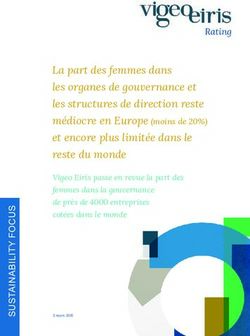 La part des femmes dans les organes de gouvernance et les structures de direction reste médiocre en Europe (moins de 20%) et encore plus limitée ...