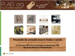 Pr&eacute;sentation des principales mesures fiscales et sociales - Loi de finances 2017 et de la loi de finances rectificative pour 2016 R&eacute;sum&eacute; des ...