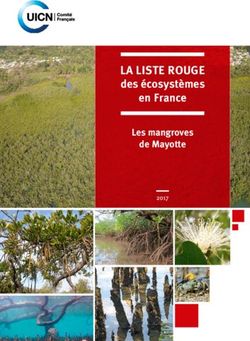 LA LISTE ROUGE des &eacute;cosyst&egrave;mes en France - Les mangroves de Mayotte - UICN France