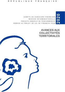 AVANCES AUX COLLECTIVITÉS TERRITORIALES - Forum de la performance