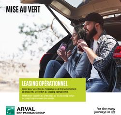 MISE AU VERT - LEASING OP&Eacute;RATIONNEL