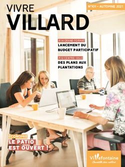 VIVRE VILLARDW - LE PATIO EST OUVERT ! &Eacute;CONOMIE - Ville de Villefontaine