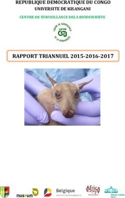 RAPPORT TRIANNUEL 2015-2016-2017 - REPUBLIQUE DEMOCRATIQUE DU CONGO UNIVERSITE DE KISANGANI - CENTRE DE ...