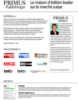 La maison d'édition leader sur le marché suisse - aboutTravel