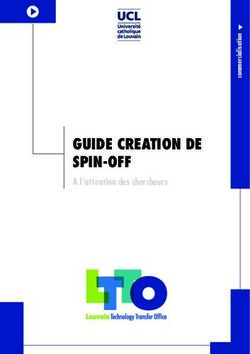 GUIDE CREATION DE SPIN-OFF - A l'attention des chercheurs - LTTO