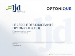 LE CERCLE DES DIRIGEANTS OPTONIQUE (CDO) - Programmation 2020 (pr&eacute;liminaire et &eacute;volutive)