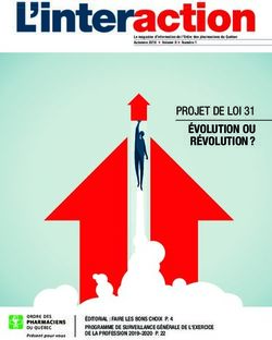 PROJET DE LOI 31 &Eacute;VOLUTION OU R&Eacute;VOLUTION ? - Ordre des pharmaciens