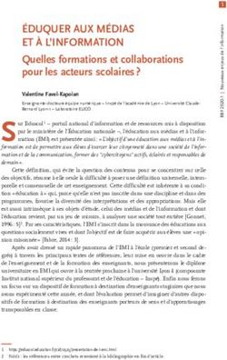 ÉDUQUER AUX MÉDIAS ET À L'INFORMATION - Quelles formations et collaborations pour les acteurs scolaires ?