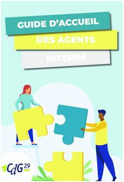 GUIDE D'ACCUEIL DES AGENTS INT&Eacute;RIM - CDG 29
