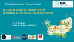 Les cons&eacute;quences du r&eacute;chauffement climatique sur les ressources en Normandie - 3es Assises Normandes de l'Economie Circulaire Daniel Delahaye ...