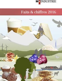 Faits & chiffres 2016 - M-Industrie