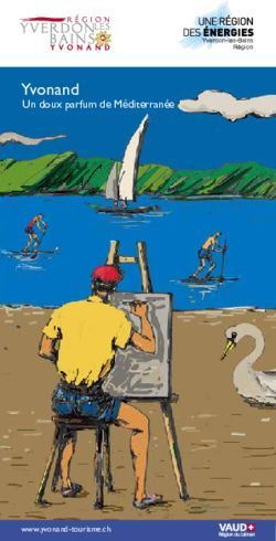 Yvonand Un doux parfum de Méditerranée