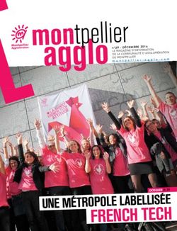 FRENCH TECH UNE METROPOLE LABELLISEE - agglon 28 - DÉCEMBRE 2014 - Montpellier Méditerranée Métropole
