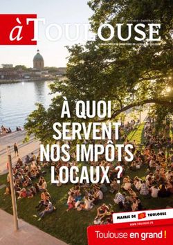 &Agrave;Toulouse - &Agrave; QUOI SERVENT NOS IMP&Ocirc;TS LOCAUX ? - Toulouse.fr