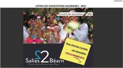 LISTING DES ASSOCIATIONS SALISIENNES 2021
