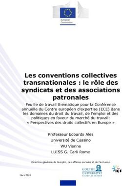 Les conventions collectives transnationales : le rôle des syndicats et des associations patronales