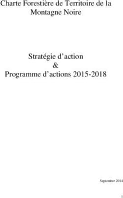 Charte Forestière de Territoire de la Montagne Noire Stratégie d'action & Programme d'actions 2015-2018 - Septembre 2014 - Languedoc-Roussillon