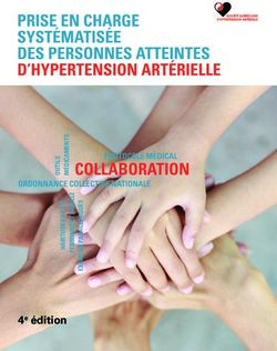 PRISE EN CHARGE SYSTÉMATISÉE DES PERSONNES ATTEINTES D'HYPERTENSION ARTÉRIELLE - COLLABORATION