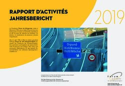 Rapport d'activités Jahresbericht - Forum du bilinguisme