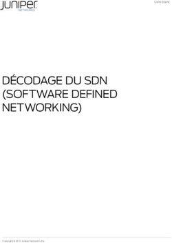 DÉCODAGE DU SDN (SOFTWARE DEFINED NETWORKING)
