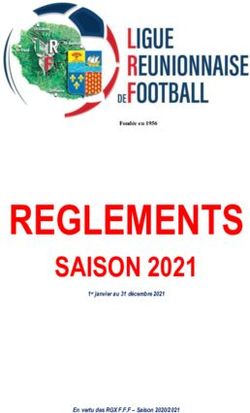 REGLEMENTS SAISON 2021 - LIGUE REUNIONNAISE DE ...