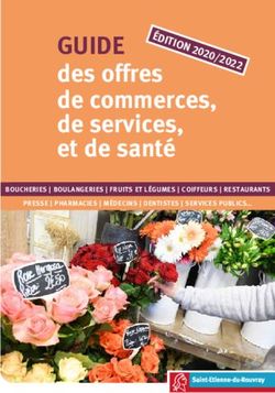 GUIDE des offres de commerces, de services, et de santé - ÉDITION 2020/ 2022