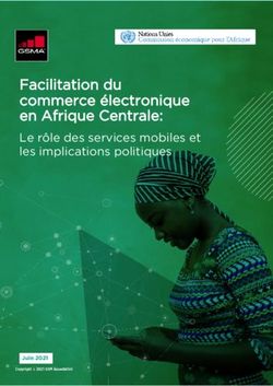 Facilitation du commerce électronique en Afrique Centrale: Le rôle des services mobiles et les implications politiques