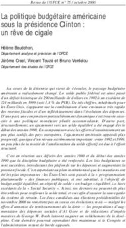 La politique budgétaire américaine sous la présidence Clinton : un rêve de cigale
