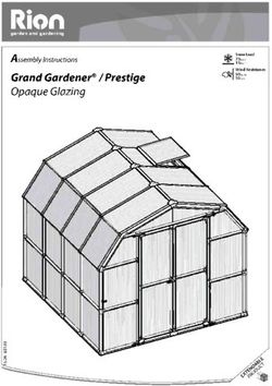 Grand Gardener / Prestige Opaque Glazing - Assembly Instructions garden and gardening - Palram ...