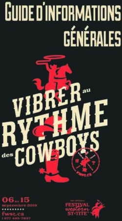 Guide d'informations générales - 06 au 15 fwst.ca - Festival Western de St-Tite