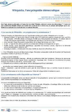 Wikip&eacute;dia, l'encyclop&eacute;die d&eacute;mocratique