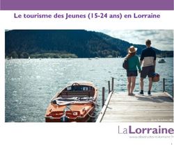 Le tourisme des Jeunes (15-24 ans) en Lorraine - Observatoire ...