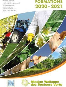 2020 2021 FORMATIONS - PHYTOLICENCE PRÉVENTION SÉCURITÉ HORTICULTURE AGRICULTURE PARCS ET JARDINS - Mission Wallonne des Secteurs Verts