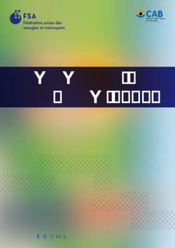 Programme des cours 2020 - Ensemble, on voit mieux - SBV-FSA