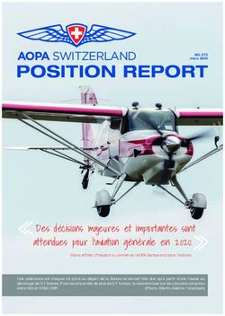 POSITION REPORT AOPA SWITZERLAND - Fastly