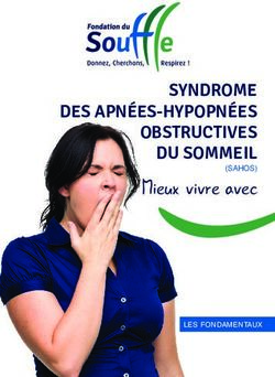 Mieux vivre avec SYNDROME DES APN&Eacute;ES-HYPOPN&Eacute;ES OBSTRUCTIVES DU SOMMEIL (SAHOS) - LES FONDAMENTAUX - Fondation du Souffle