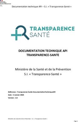 DOCUMENTATION TECHNIQUE API TRANSPARENCE-SANTE