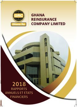 2018 RAPPORTS - GHANA REINSURANCE COMPANY LIMITED